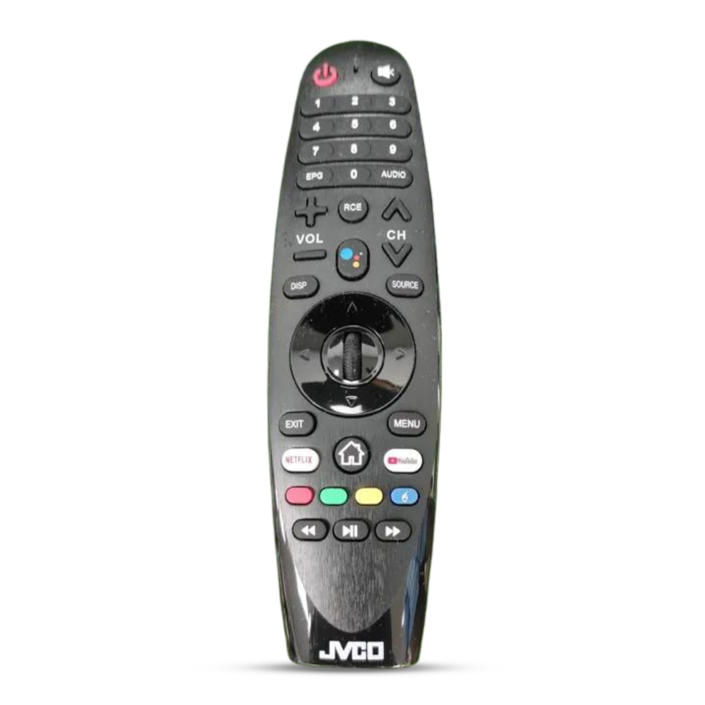 JVCO Voice Control Android TV Remote - Black