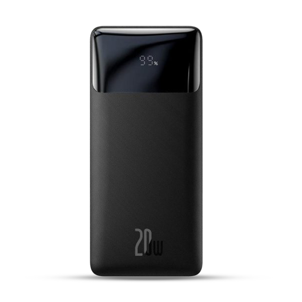 Baseus Bipow 20W Digital Display Power Bank 20000mAh Black