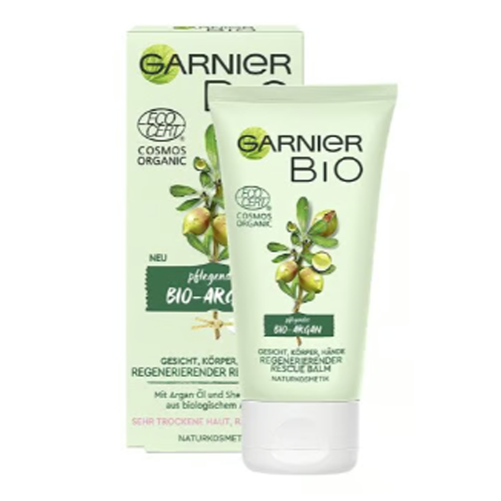 Garnier Bio-Argan Face Body Hand Regenerating Rescue Balm - 50ml