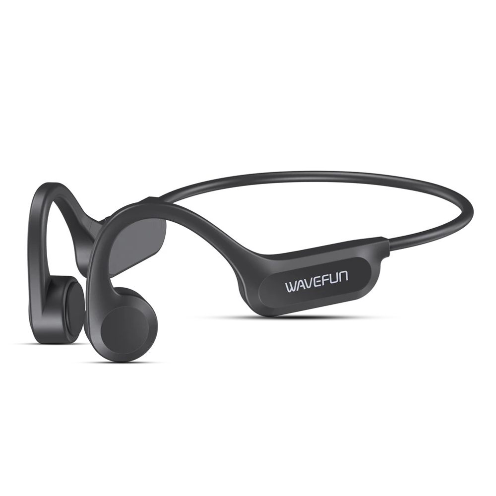 Wavefun Move Bone Conduction Wireless Neckband Earphone - Black