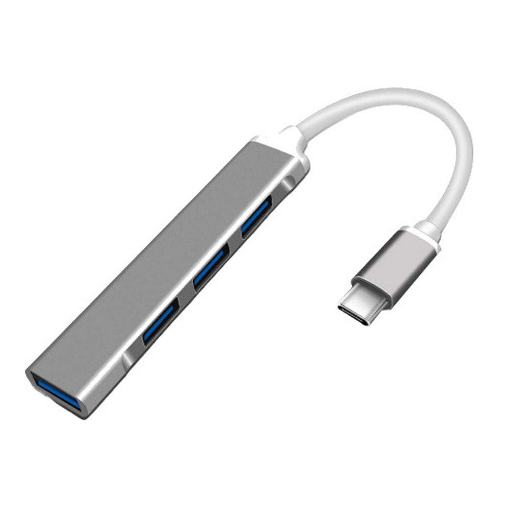 Portable Type-C to 4-USB Hub