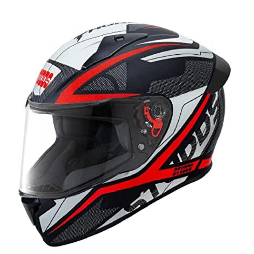 Studds Thunder D7 Full Face Bike Helmet - Black and Red