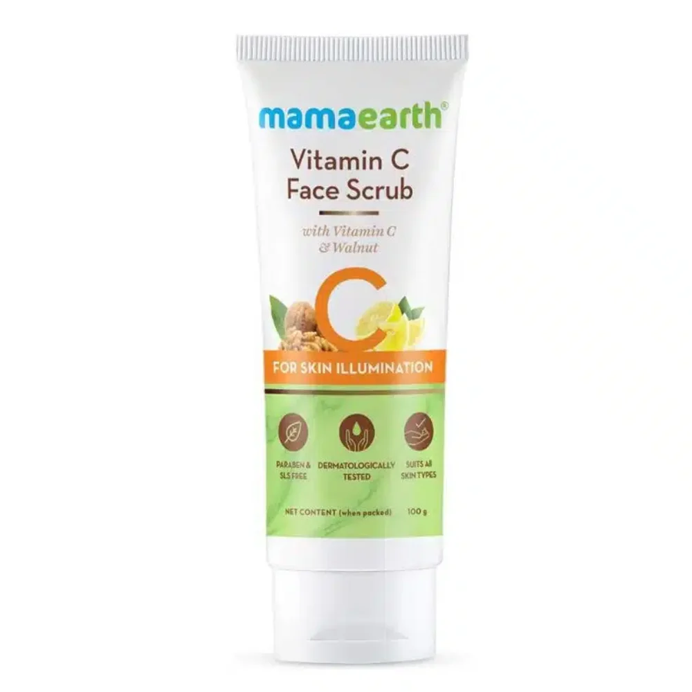 Mamaearth Vitamin C Face Scrub - 100gm - LB019