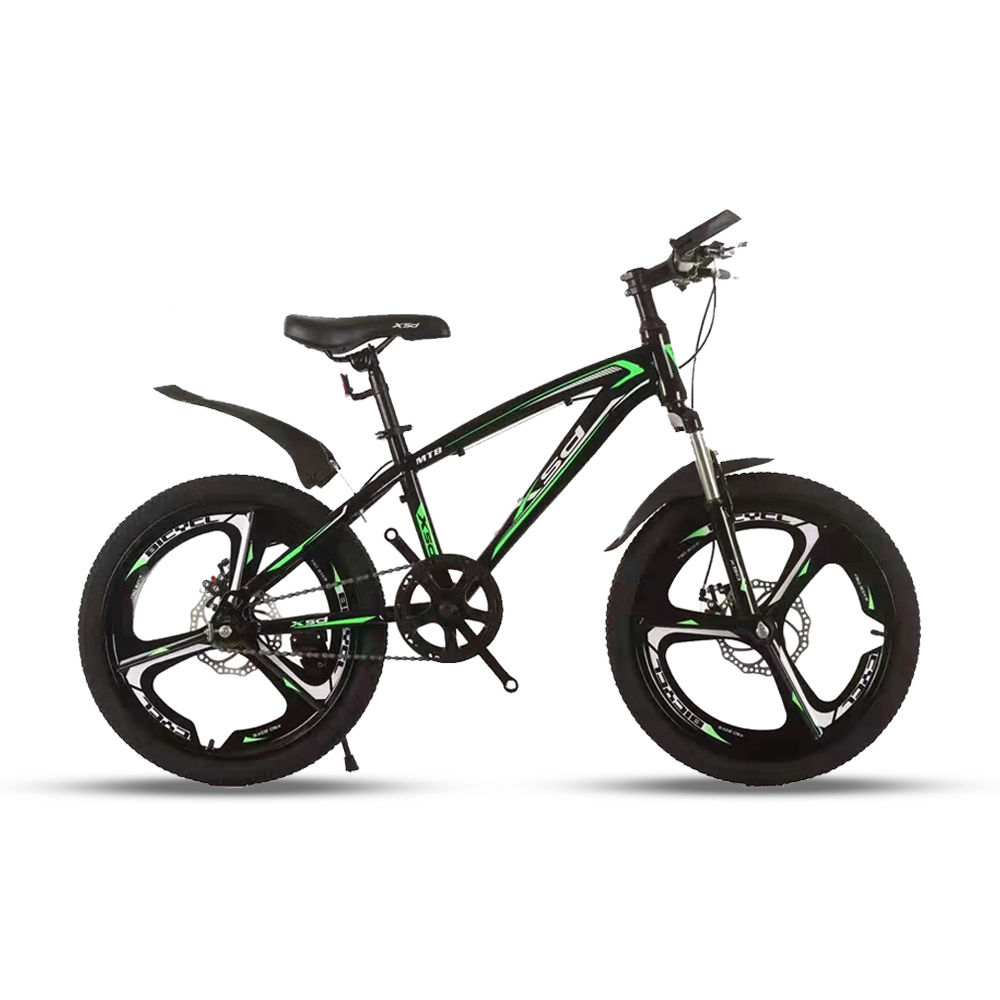 XSD 20" Inch 3 knives Bicycle - Black and Green