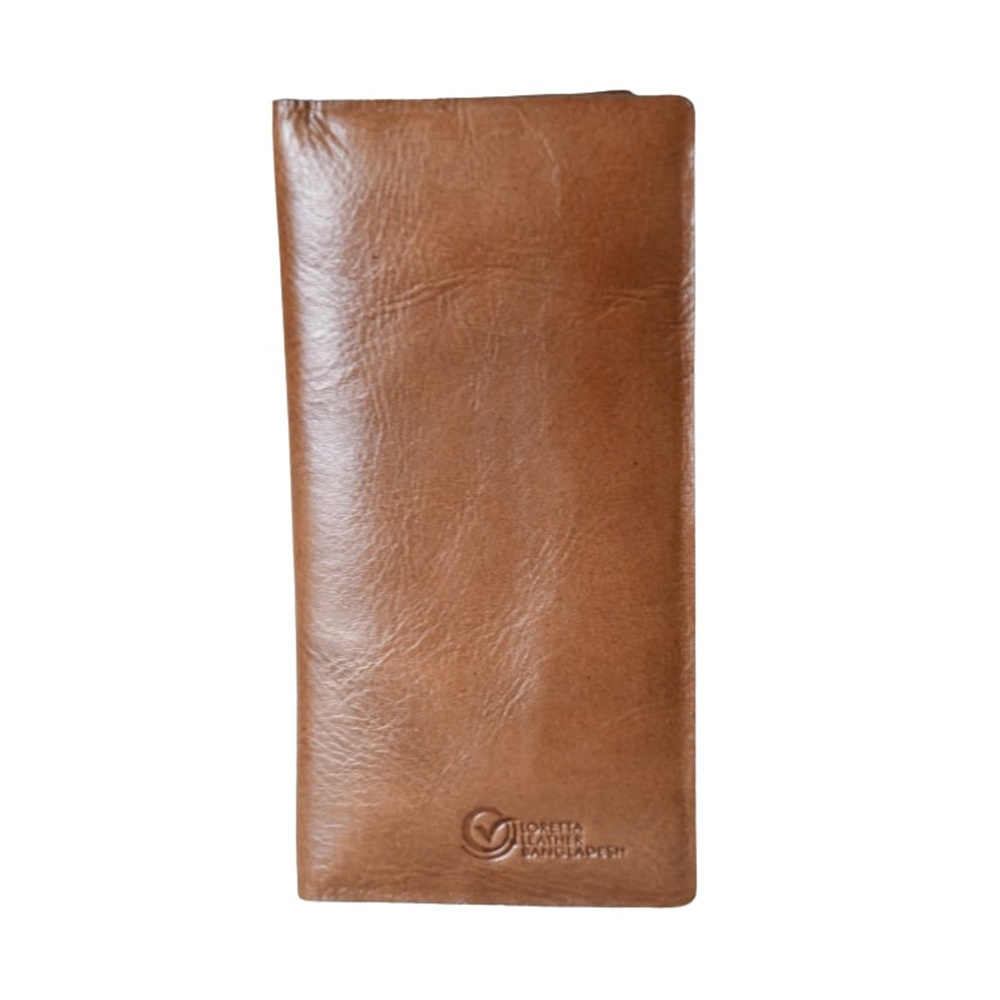 Loretta Leather Long Wallet With Mobile Cover - LLB - 0038 - Brown