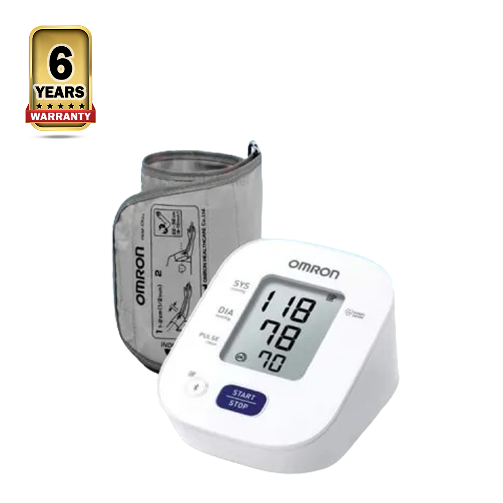 OMRON HEM 7140T1 Bluetooth Blood Pressure Monitor With Cuff Wrapping Guide Technology 