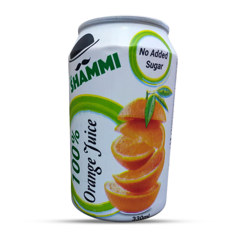 Mr. Shammi Orange Juice Can - 330ml