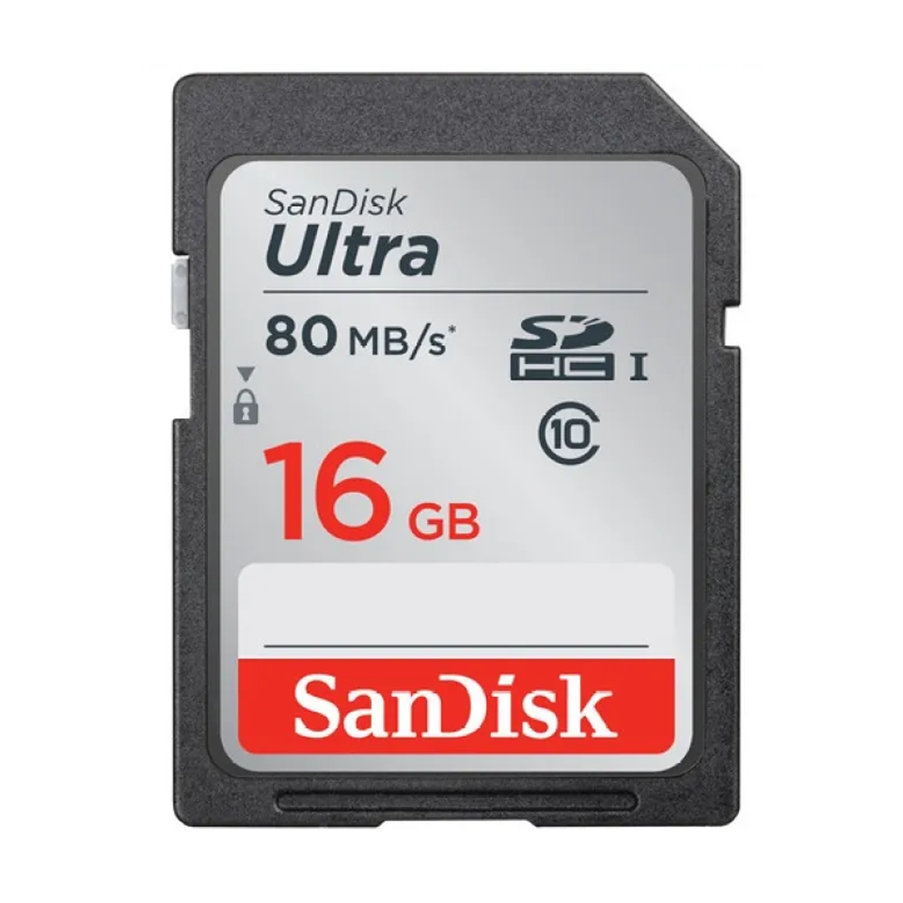 SanDisk Ultra UHS-I SDHC Class-10 Memory Card - 16GB