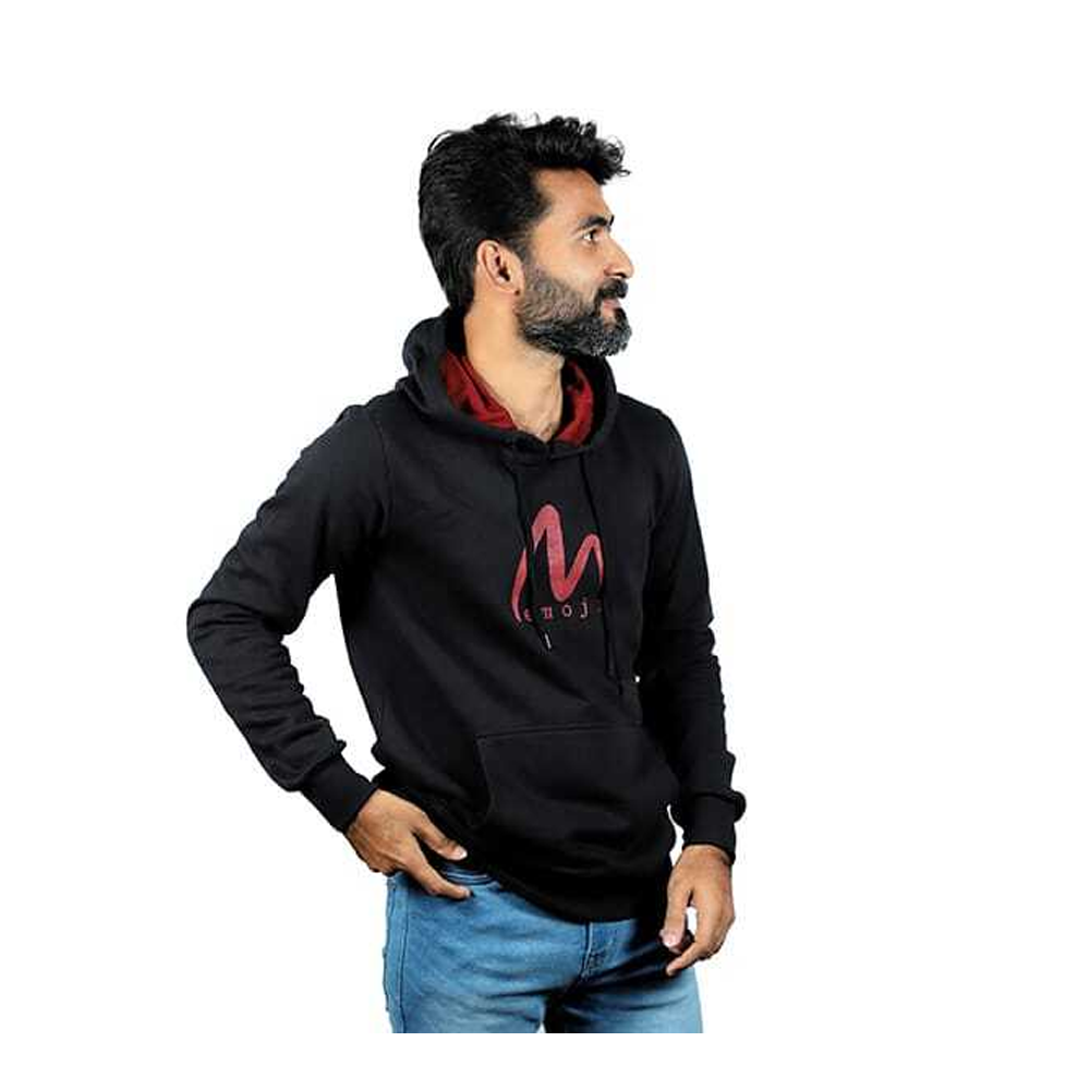 Hoodie For Men - Black 