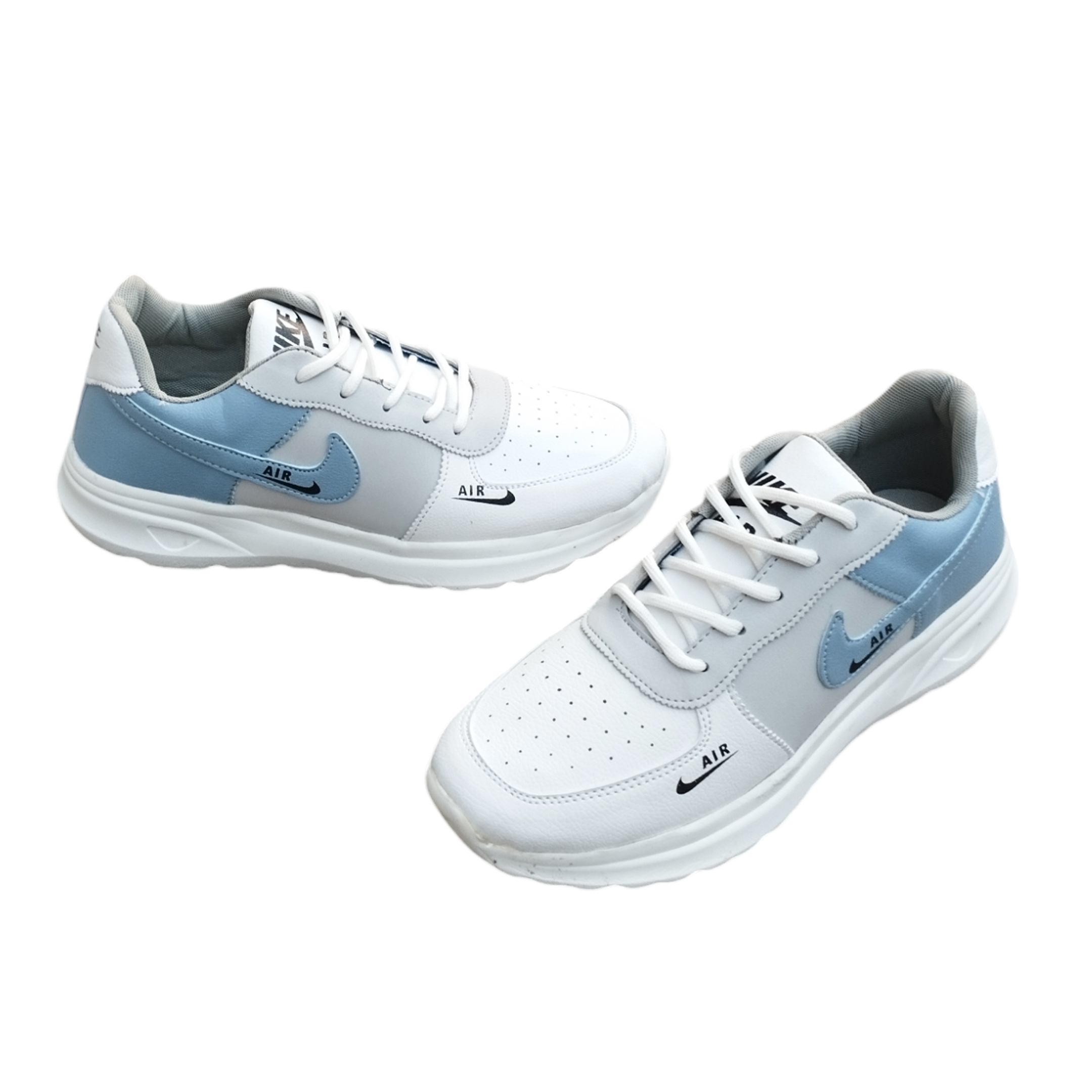 Sport Pu Leather Sneakers  For Men - Sky - N10