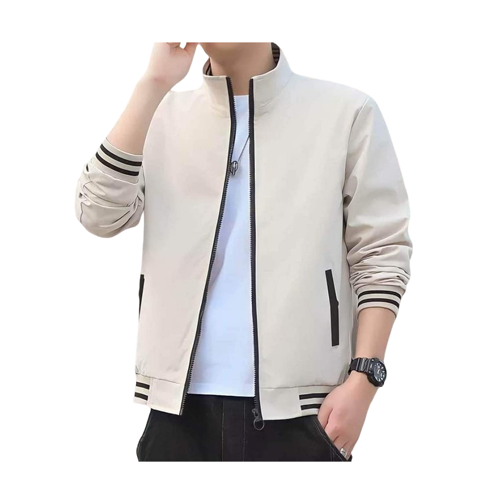 Winter China Fabrics Padding Jacket for Men - Grey - J-06