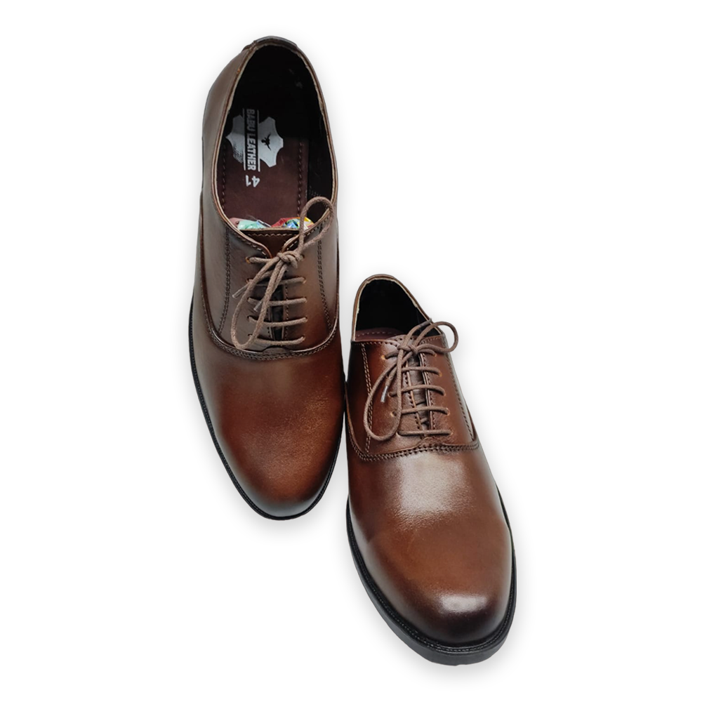 Formal Leather Shoe For Men - Brown - LS006