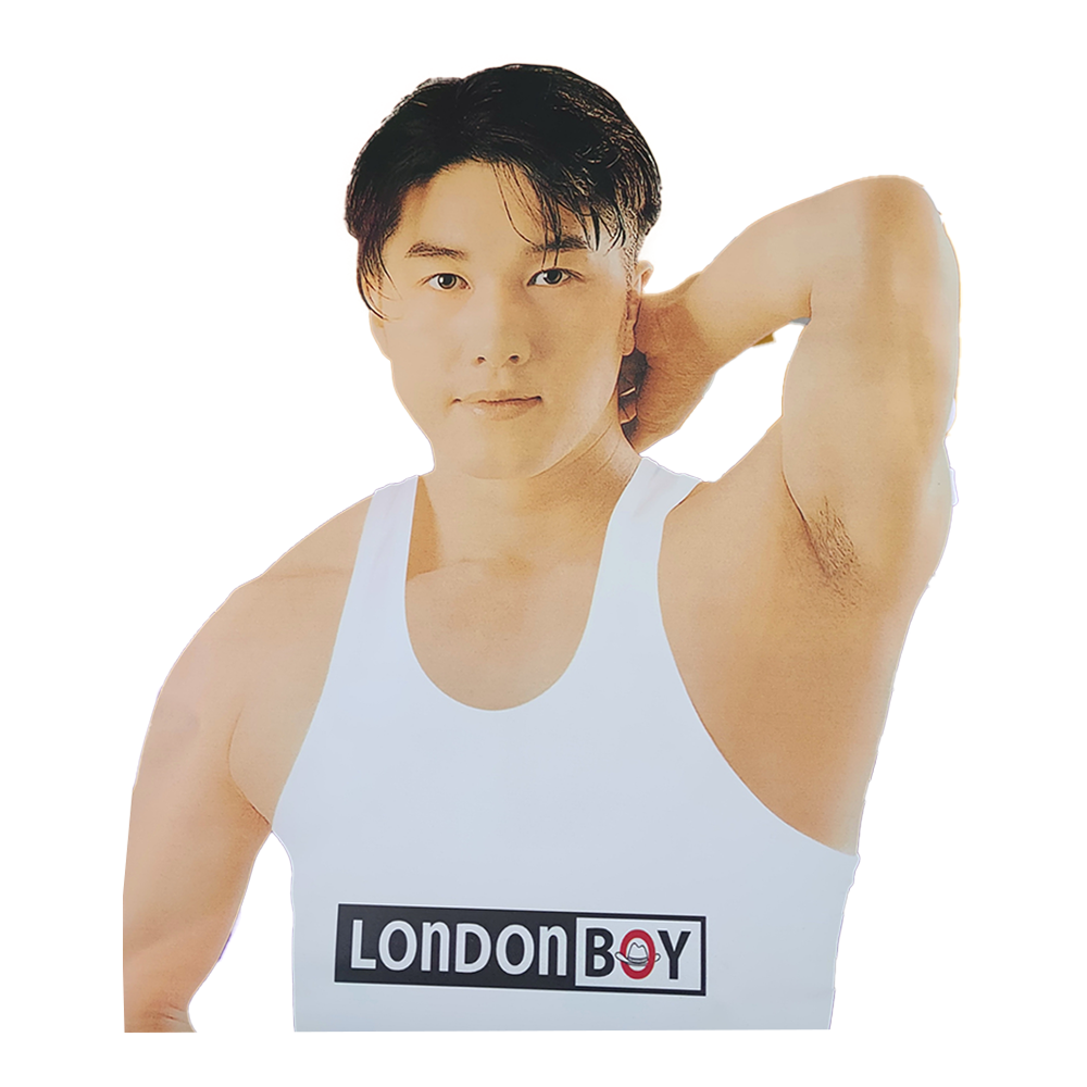 LONDON  BOY Cotton Sleeveless Vest For Men - White