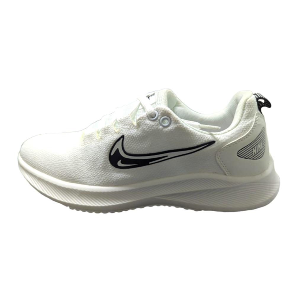 Lite Running Shoes - White & Black - SK2