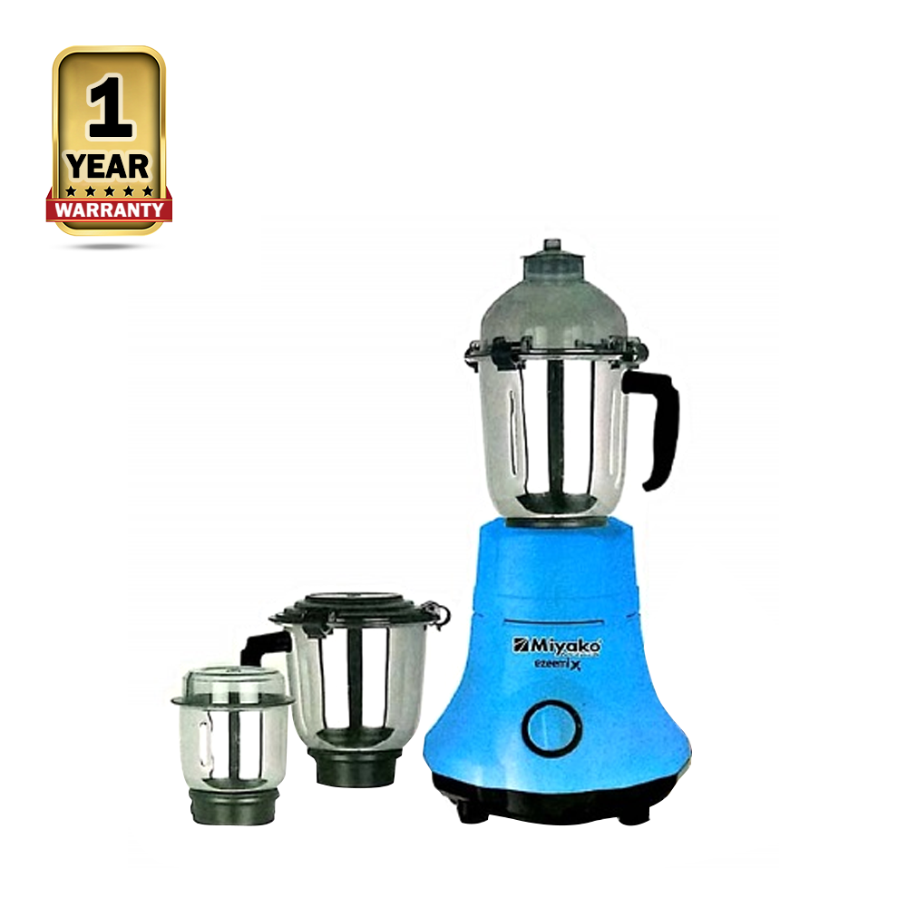 Miyako Sparco Stainless Steel 3 in 1 mixer Grinder Jar Blender - 750W - Blue