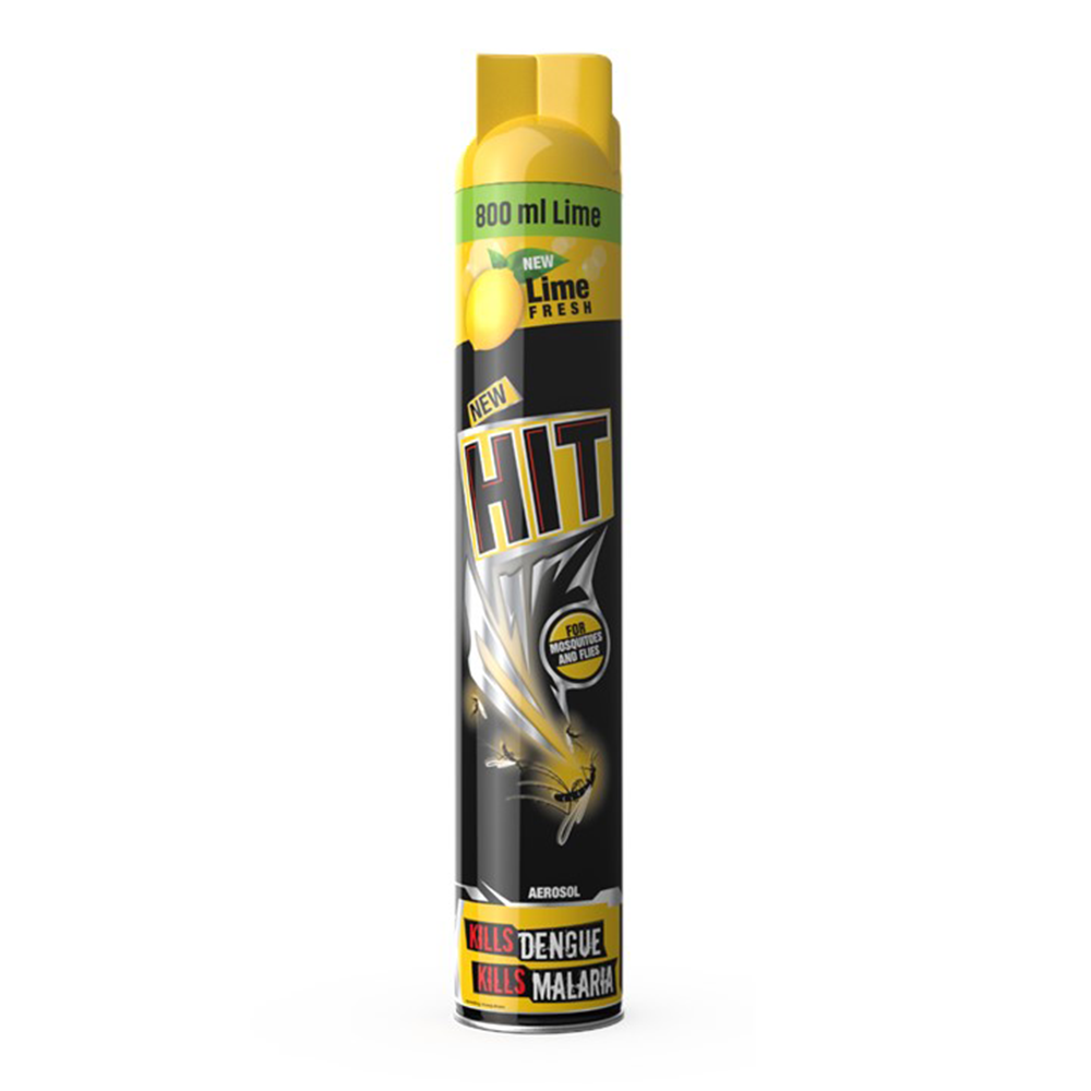 Black Hit Lime Anti Mosquito Aerosol Spray - 800ml