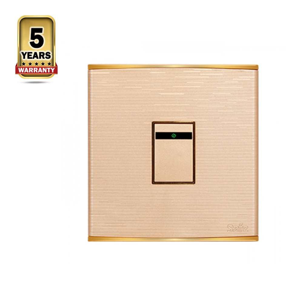 Walton SD1GS1 1 Gang 1 Way Switch - Golden