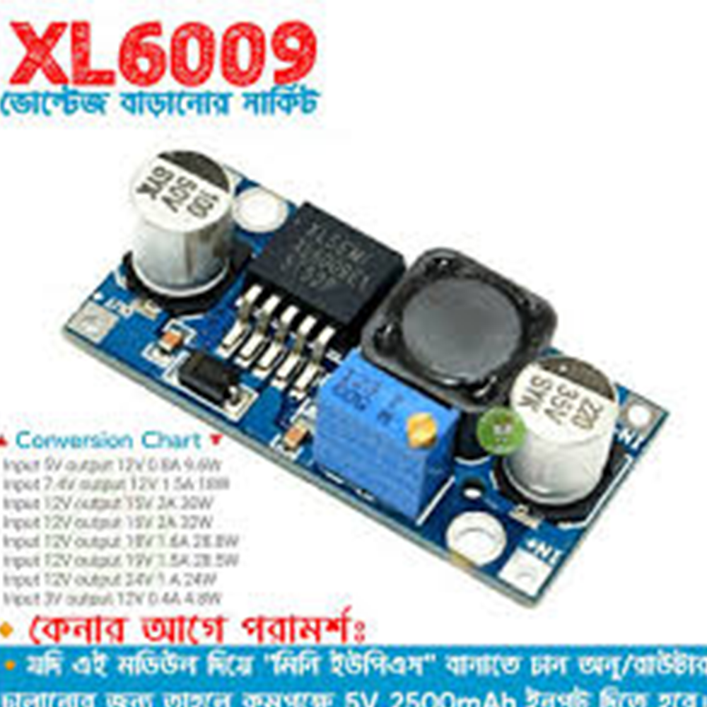 XL6009 Switching Type DC-DC Step-Up Boost Module