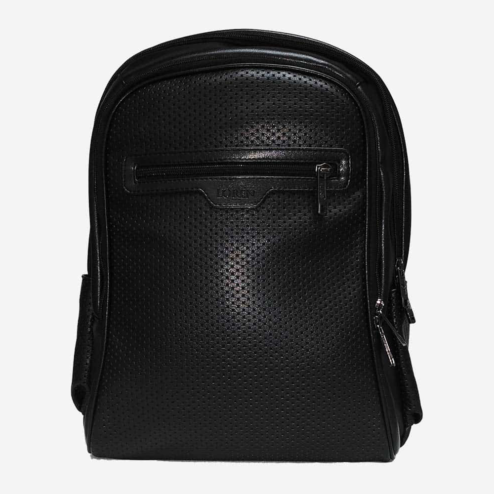 Artificial leather backpack sale