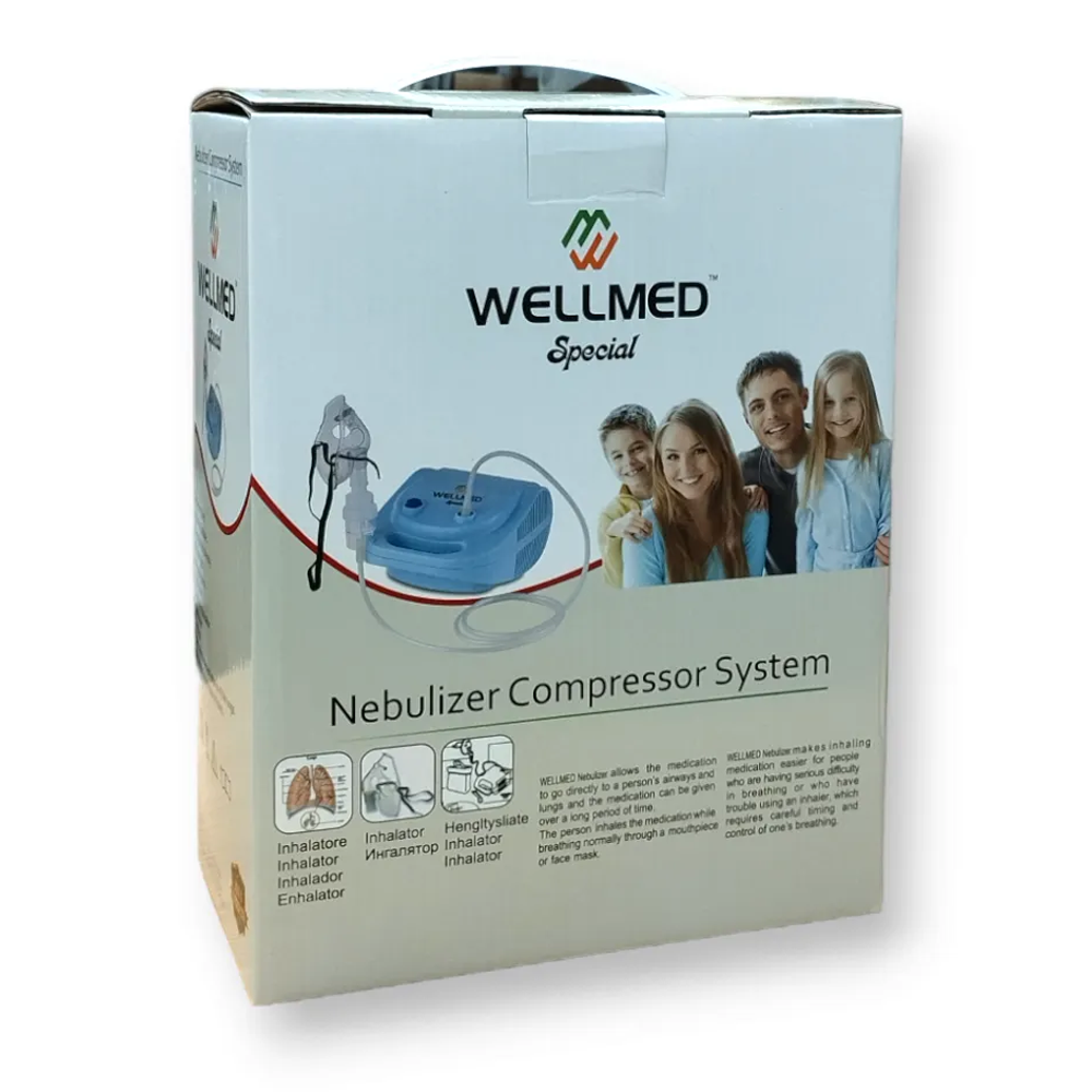 Wellmed Compressor Nebulizer Blue