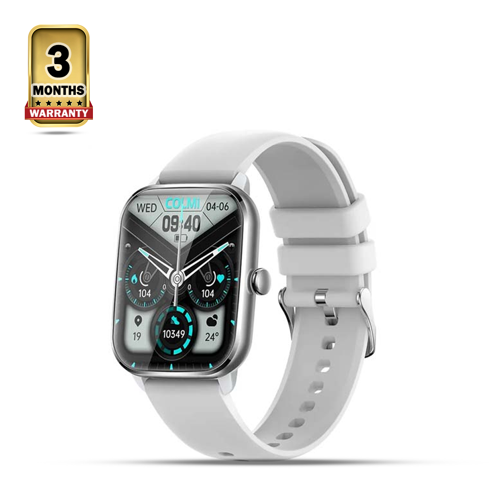 Colmi C61 Waterproof Bluetooth Calling Smart Watch - Silver