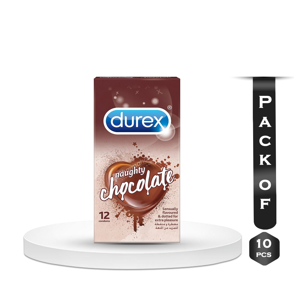 Pack of 10 Pieces Durex Extra Thin Intense Chocolate Condom