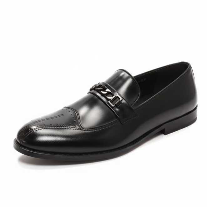 Anchor Ambush Premium Tassel Shoes - Black - T10