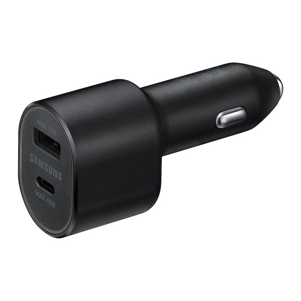 Samsung Super Fast Dual Car Charger (45W+15W) - Black