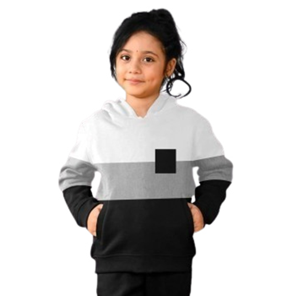 Cotton Winter Hoodie For Boys and Girls - Multicolor - BH-42