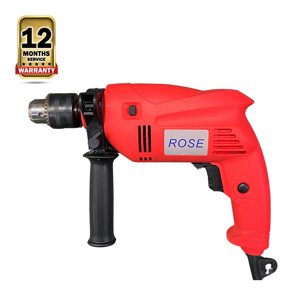 Rose Electric Drill Machine - 1200W - Red