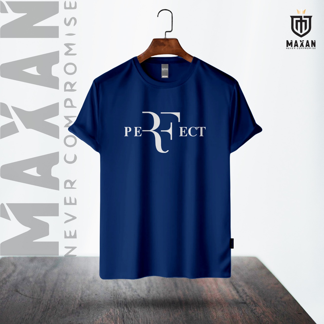 Maxan Cotton Half Sleeve T-Shirt For Men - Pefect