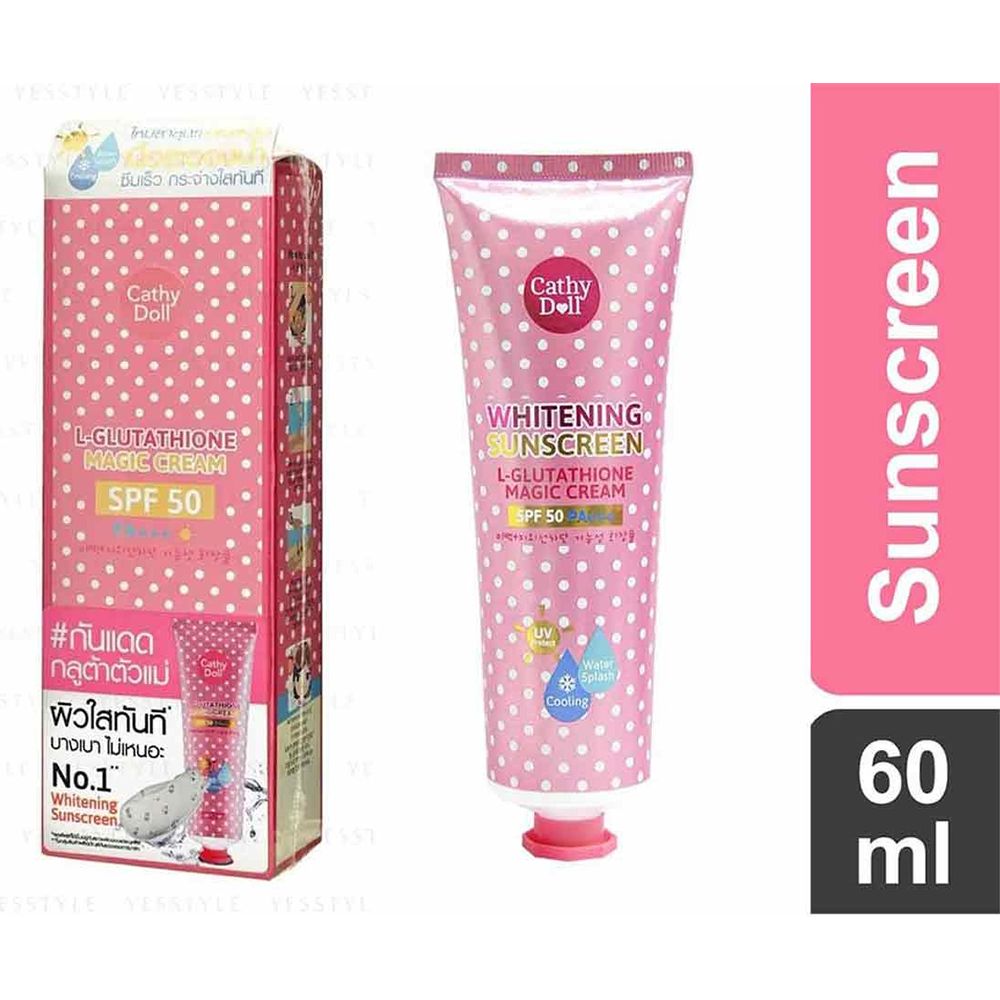 Cathy Doll L -Glutathione Whitening SPF 50 Sunscreen Cream - 60ml