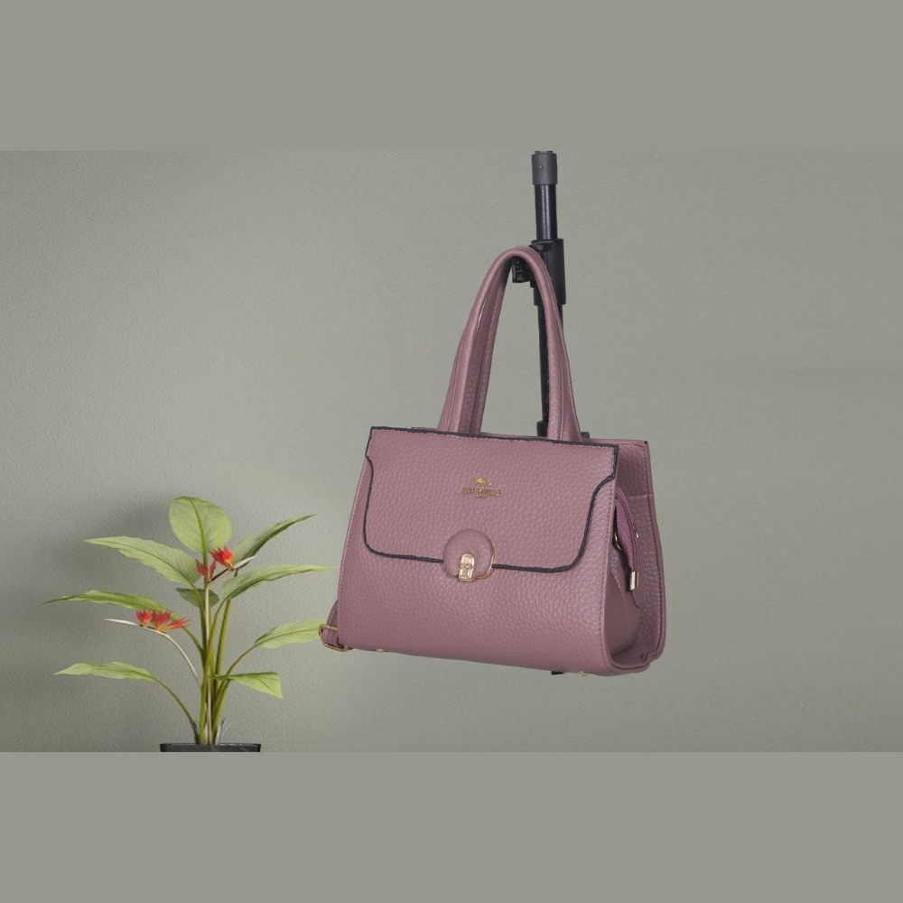 Leather Ladies Bag For Women - Purple - RL-06