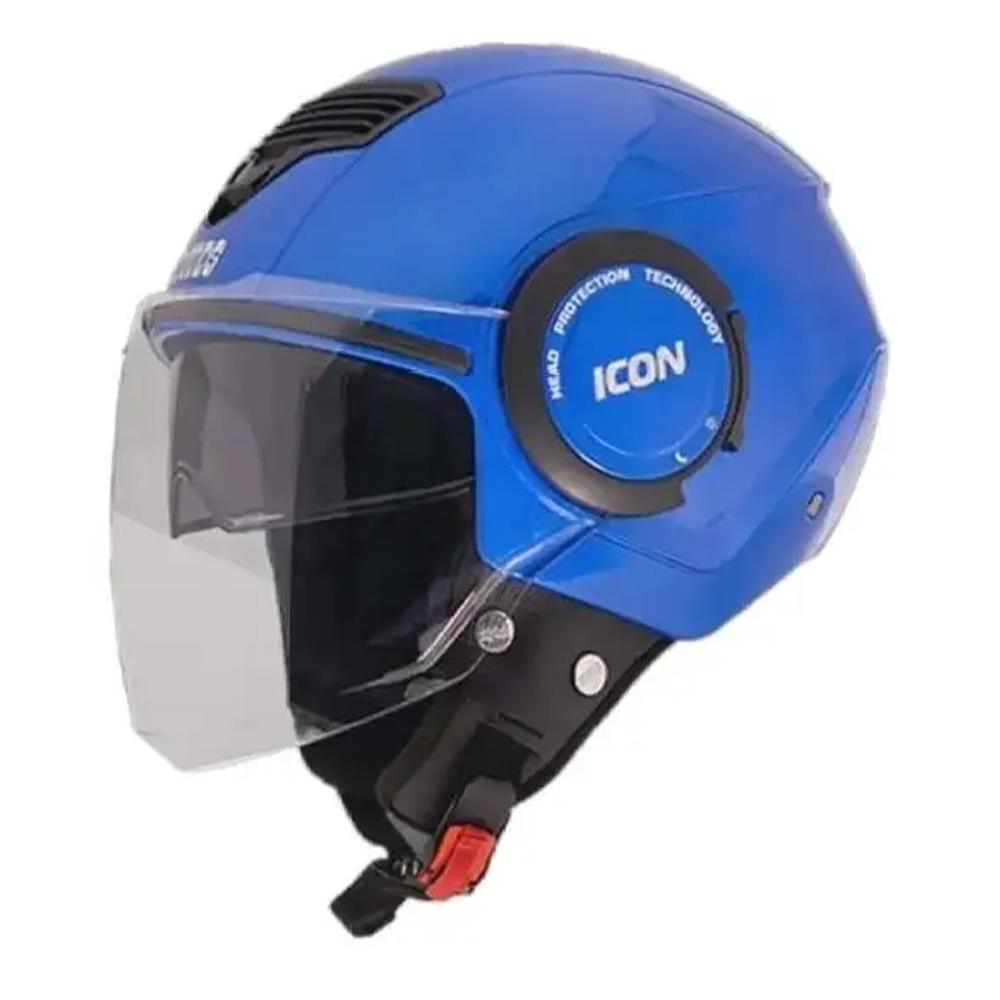 ICON Half Face Bike Helmet - Blue