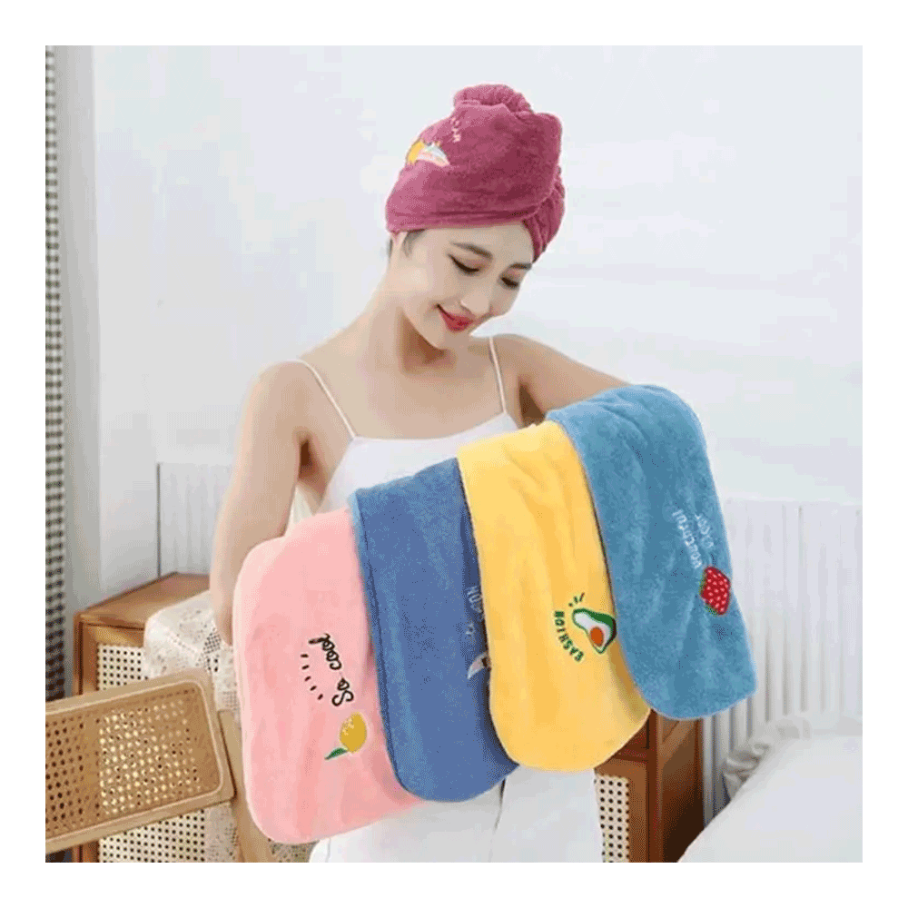 Microfiber Hair Towel for Women - Mulicolor