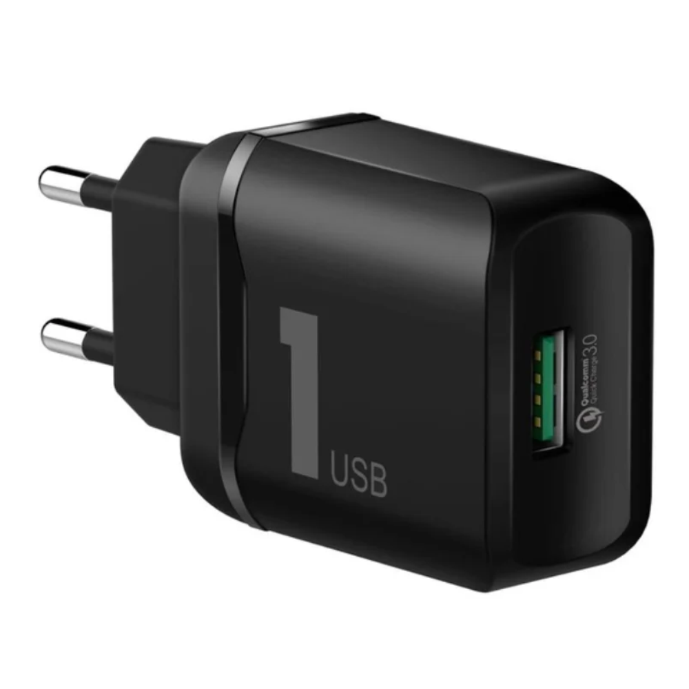 Rock T12 Pro Quick Charger - 18W - Black