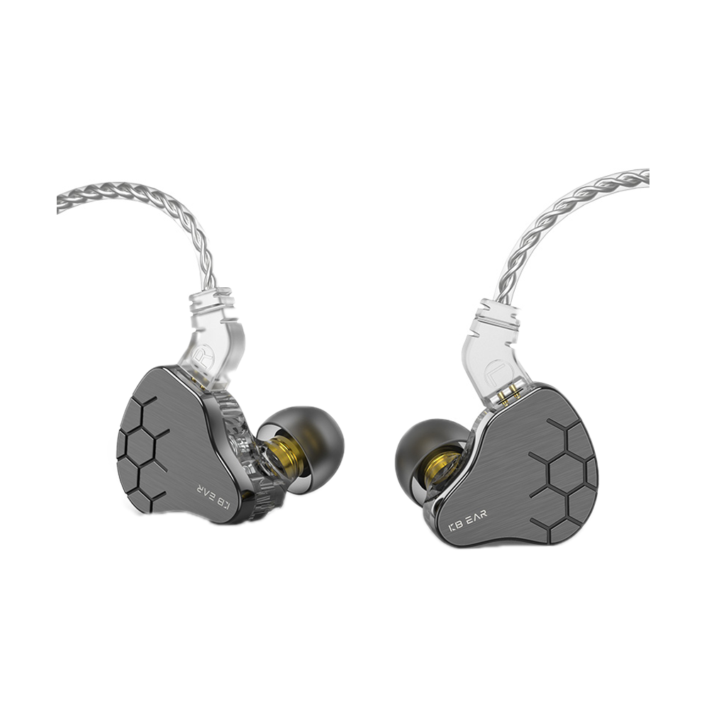KBEar Lark Hybrid 1DD+1BA Driver HiFi Earphone - Gray