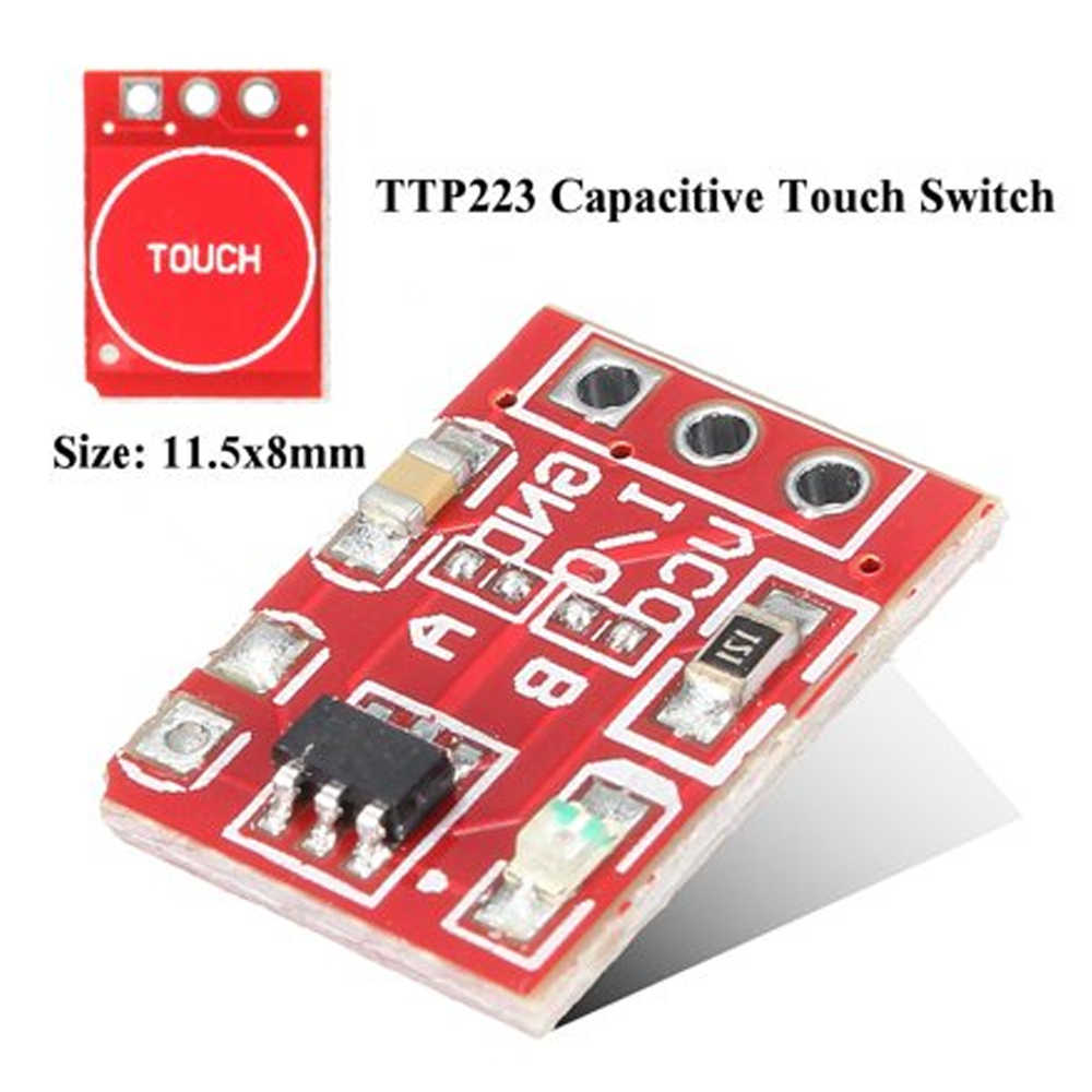 Switch Module TTP223 Touch Sensor - 2 Pcs - HCSENS0039