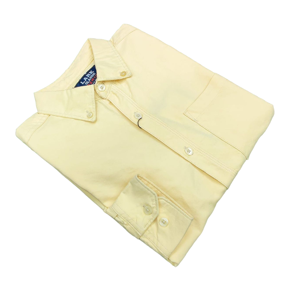 Cotton Full Sleeve Formal Shirt For Men - SRT-1509 - Light Yellow