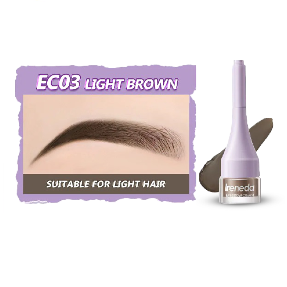 Ireneda Brows Talk Eyebrow Cream – EC03 Light Brown