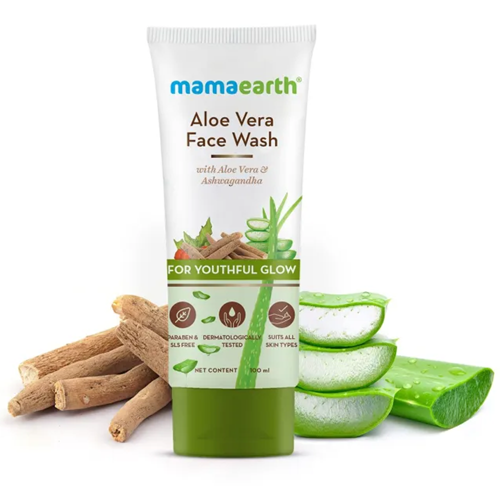 Mamaearth Aloe Vera Face Wash - 100ml