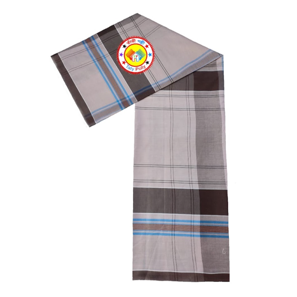 Cotton Taty Polly Check Lungi For Men - Multicolor - L.T 115