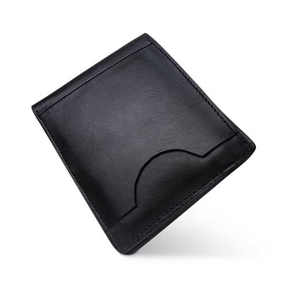 Leather Wallet For Men - SW -1040 - Black