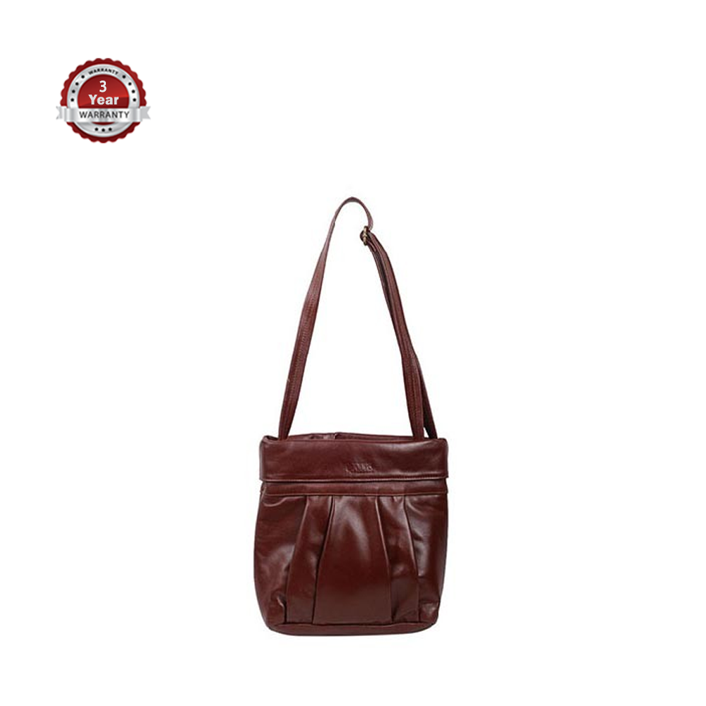 Leather HandBag For Women - LSN -05 - Chocolate