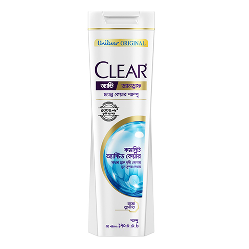 Clear Complete Active Care Anti Dandruff Shampoo - 170ml