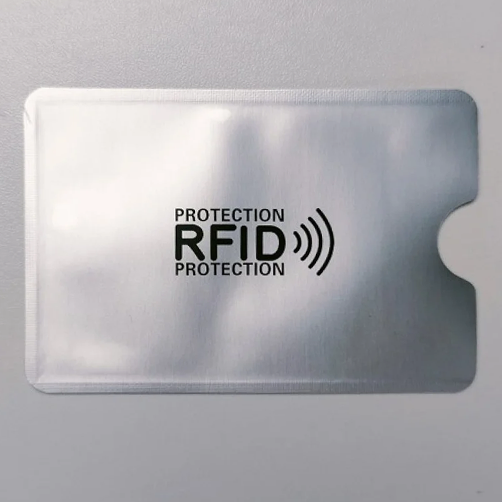 Anti RFID Card Holder - Silver