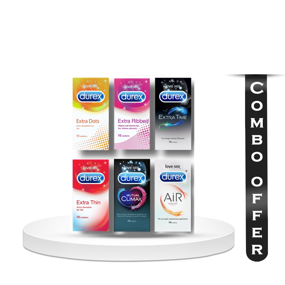 Combo of Durex Winter Honeymoon Pack Condoms