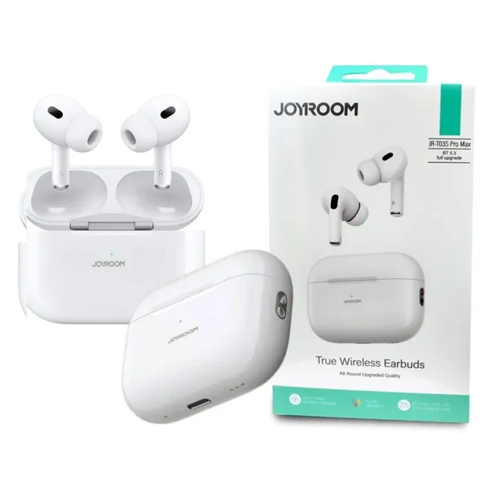 Joyroom JR-T03S Pro Max True Wireless Earbuds - White