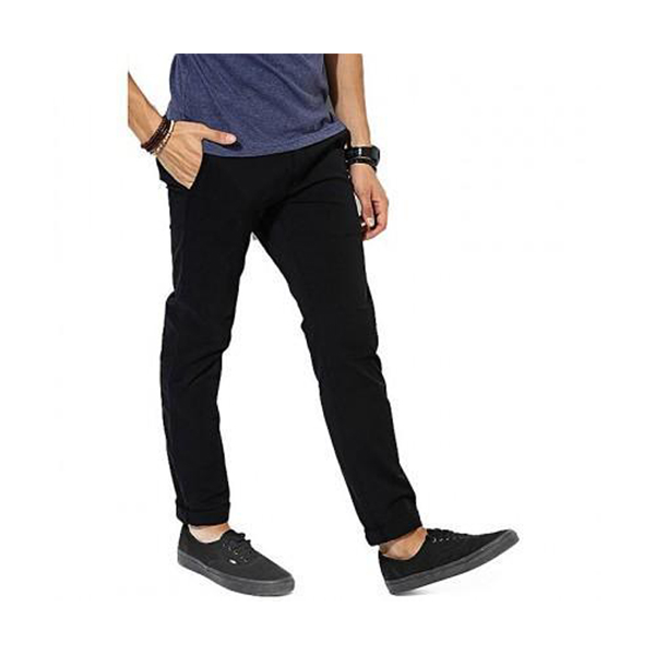 Gabardine Pant For Men - Black