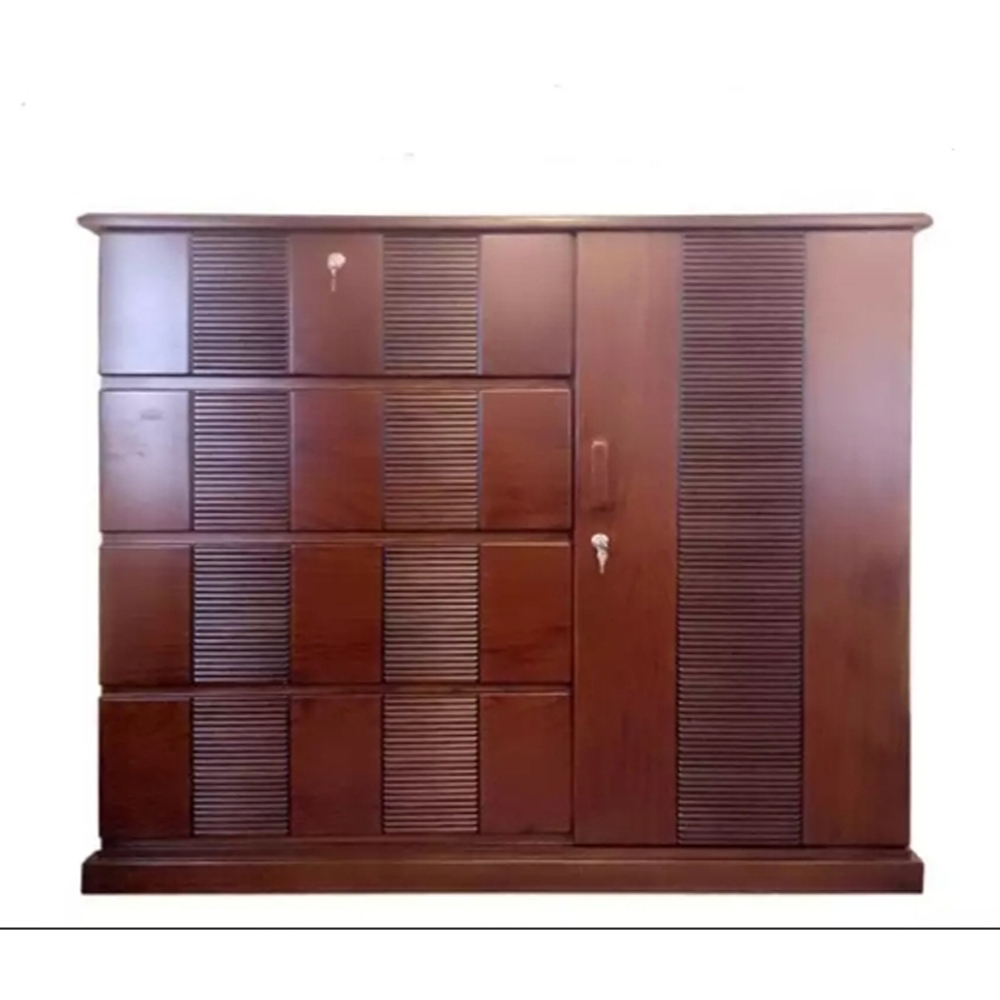 Malaysian Processed Wood Wardrobe - 4*5 Feet